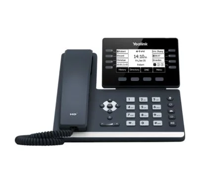 Yealink SIP-T53 Teléfono de sobremesa SIP - 12 cuentas SIP - Conferencia a 3 vías - Pantalla ajustable - 3.7'' 360x160px LCD