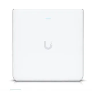 Ubiquiti U6-Enterprise-IW Punto de acceso montaje en pared pared con un switch de cuatro puertos integrado, diseñado para
