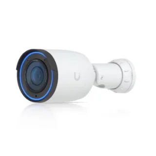 Ubiquiti UVC-G6-Pro-Bullet-W Cámara PoE+ 4K blanca para todo clima con capacidades avanzadas de IA, zoom óptico de 2,36x y un