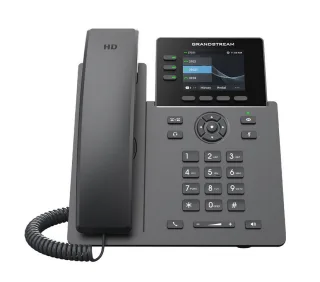 Grandstream GRP2611G Teléfono IP Gigabit PoE, 3 cuentas SIP, 3 líneas, 4 teclas prog. XML y 12 BLF virtuales,conferencia 5 vías,2xGbE PoE.Conector auricular RJ9(permite EHS con audífonos Pol