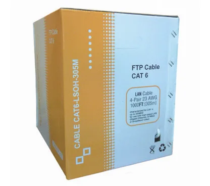 eRize ERZNC-F6CCALZ-305 Cable de Red FTP CAT6 LSZH Blanco, CPR DCA (305M. EN CAJA)