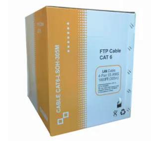 eRize ERZNC-F6CCALZ-305 Cable de Red FTP CAT6 LSZH Blanco, CPR DCA (305M. EN CAJA)