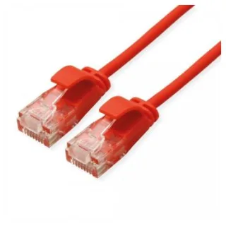 eRize - Cables de Red ERZ-EPRJ45UT6ACULZ-025-RD-S Latiguillos CAT6A UTP SLIM Rojo 0,25 metros LSZH