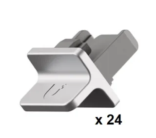 Ubiquiti UACC-RJ45-COVER Pack de 24 cubiertas protectoras para mantener polvo y suciedad fuera de los puertos RJ45 no
