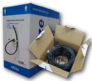 eRize ERZNC-U5ECCAPE-V2-305 CABLE UTP CAT5E EXTERIOR ECONOMICO V2 (305M. CAJA)