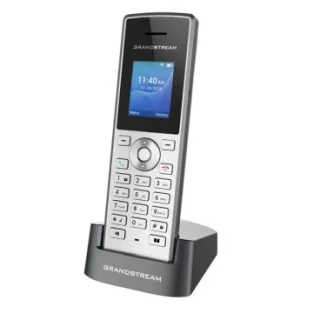 Grandstream WP810 Teléfono IP WiFi 5 inalámbrico (Wi-Fi AC) de doble banda.2 cuentas SIP,2 líneas.Hasta 6h de conversación y 120 de espera.Batería 1500 mAh. Conect. Auric. 3,5mm y micro-usb