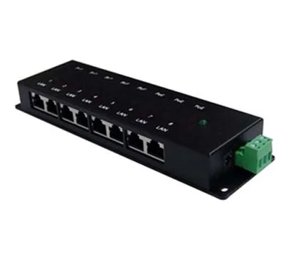 Alfa Network APoE08G - Inyector PoE Pasivo de 8 Puertos Gigabit Ethernet, Fuente de Alimentación No Incluida