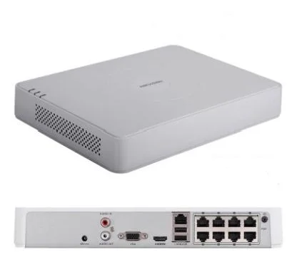 Hikvision DS-7108NI-Q1/8P(D) 60Mbps Bit Rate Input Max (up to 8-ch IP video) 1 SATA interface,8 independent PoE network