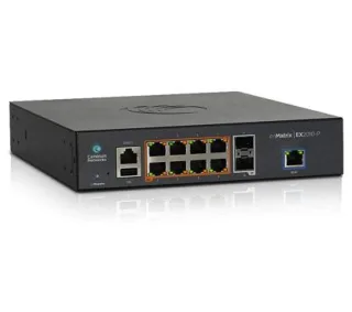 Cambium Networks MX-EX2010PxA-E Intelligent Ethernet PoE Switch, 8 x 1G and 2 SFP fiber ports, L2 & L3 functionality
