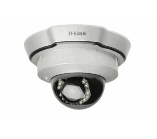 Dlink DCS-6111 Professional IP Security Camera Day & Night, Fixed Dome, WDR, 3GP, PoE, IR LED, IR Cut 1/4 WDR VGA CMOS sensor