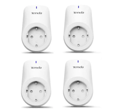 Tenda SP3(4-pack) Beli SP3 pack 4 Smart Wi-Fi Plug,Enchufe inteligente Wi-Fi SP3, 10A, funciona con Amazon Alexa y el