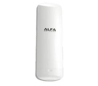 Alfa Network N5 AP/CPE Resistente a Intemperie, WiFi 802.11an 5 Ghz, Antena 14dBi Doble Polaridad
