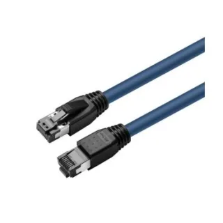 eRize - Cables de Red ERZ-EPRJ45SF08CULZ-100-BU Latiguillos CAT8 S/FTP Azul 1 metro LSZH
