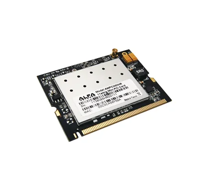 Alfa Network AWPCI085HR Adaptador Mini PCI Wireless 5 Ghz, 108Mbps 802.11a/b/g, Conector MMCX, Chipset Atheros (AR5006X
