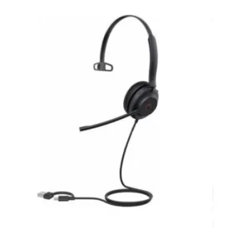 Yealink UH35 UH35 Mono UC / Teams USB-C/A Auricular monoaural con cable USB-C Versión Teams Tecnología de cancelación de