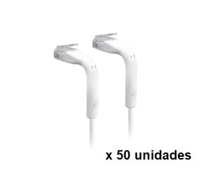 Ubiquiti U-CABLE-PATCH-RJ45-50 (UC-PATCH-RJ45-50) Pack de 50 uds de cable de conexión ethernet CAT.6 con ambo