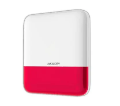 Hikvision DS-PS1-E-WE (Red) Sirena inalámbrica de exterior