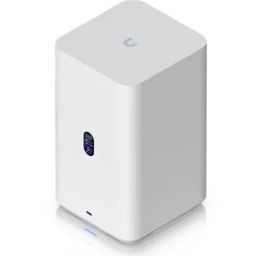 Ubiquiti UNAS-2-W Almacenamiento en red blanco con (2) bahías para discos duros de 3.5 pulgadas, red de 2.5 GbE, conectividad