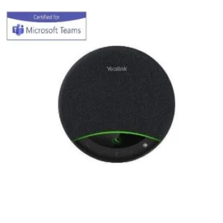Yealink SP96 USB-C/A Altavoz USB con Cancelación de ruido con IA, 6 micrófonos para una captación de voz completa de 5 m