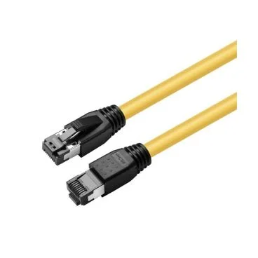 eRize - Cables de Red ERZ-EPRJ45SF08CULZ-500-YL Latiguillos CAT8 S/FTP Amarillo 5 metros LSZH