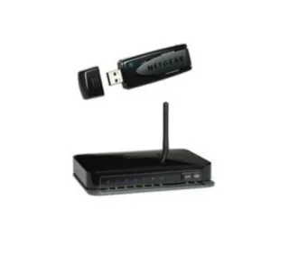 Netgear DGNB1100-100PES KIT Modem Router ADSL2+ WiFi 150Mbps