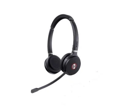 Yealink WHD622T Auricular biaural inalámbrico DECT UC / Teams Almohadillas de cuero Tecnología de cancelación de ruido Luz de