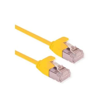 eRize - Cables de Red ERZ-EPRJ45SF6ACULZ-025-YL Latiguillos CAT 6A S/SFP Amarillo 0,25 metros LSZH