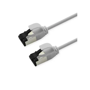 eRize - Cables de Red ERZ-EPRJ45SF08CULZ-200-WT-S Latiguillos CAT8 S/FTP SLIM Blanco 2 metros LSZH