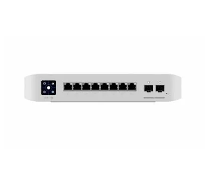 Ubiquiti USW-PRO-8-POE Switch capa 3 con 8 puertos GbE RJ45 (6 PoE+ y 2 PoE++) y 2 puertos 10G SFP+.PoE budget 120W