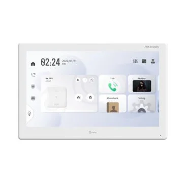 Hikvision DS-KH9510-WTE1(B) 10.1-inch colorful touch screen with resolution 1024 × 600 Supports Android app installation Open