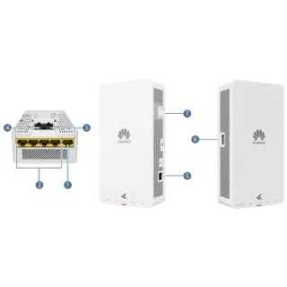 Huawei Ekit Datacom AP271E Punto de acceso de inalámbrico Wi-fi 7 de interior 3.57 Gbps Smart Antenna Montaje en pared