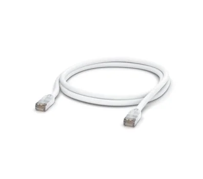 Ubiquiti UACC-Cable-Patch-Outdoor-2M-W Cable de conexión de cobre trenzado de 24 AWG resistente para exteriores con conector