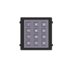 Hikvision - Control de Accesos DS-KD-KP Keypad module, module connection with RS-485 , IP65,Backlight compensation, Flush