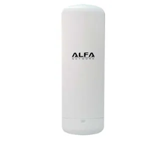 Alfa Network N5C AP/CPE Resistente a Intemperie, WiFi 802.11an 5GHz, Sin Antena, 2x Conectores RP-SMA pin Macho