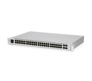 Ubiquiti USW-48-POE Switch PoE de 48xGb, incluidos 32x PoE+ (802.3at) y 4x 1G SFP