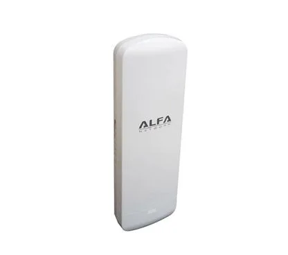 Alfa Network N5Q AP/CPE Resistente a Intemperie, 802.11an 5 Ghz, Antena Integrada 10 dbi, 2x Ethernet, PoE 24V