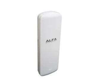 Alfa Network N5Q AP/CPE Resistente a Intemperie, 802.11an 5 Ghz, Antena Integrada 10 dbi, 2x Ethernet, PoE 24V