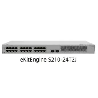 Huawei eKit Datacom S210-24T2J Switch gestionable con 24*10/100/1000BASE-T puertos, 2*2.5GE SFP puertos , alimentación AC