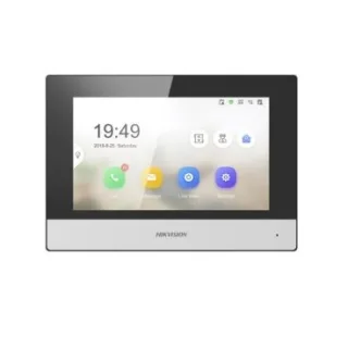 Hikvision DS-KH6320-WTE1/EU Consola de Interior IP con pantalla táctil de 7" para videoporteros IP, 12 Vcc, WiFi. POE.