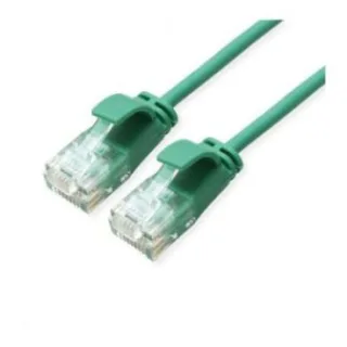 eRize - Cables de Red ERZ-EPRJ45UT6ACULZ-750-GN-S Latiguillos CAT6A UTP SLIM Verde 7,50 metros LSZH