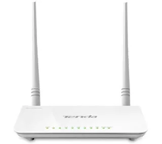 Tenda D303 Módem Router ADSL2/2+, 2T2R 11n, 2x 10/100Mbps LAN, 2x Antenas Fijas 5dBi, Annex A/L/M, TR069, PPPoE, PPPo