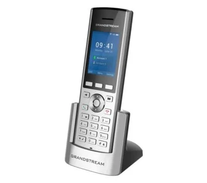 Grandstream WP825 Teléfono IP Wi-Fi inalámbrico AC de doble banda IP67.2 cuentas SIP,2 líneas.Hasta 8h de conversación