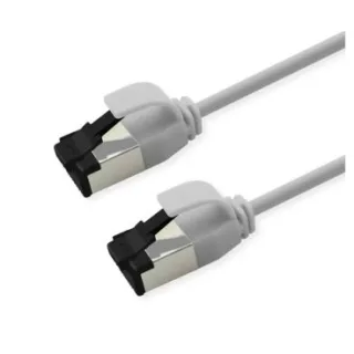 eRize - Cables de Red ERZ-EPRJ45SF08CULZ-300-GY-S Latiguillos CAT 8 S/FTP SLIM Gris 3 metros LSZH