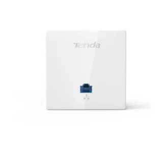 Tenda W6-S Punto de Acceso WiFi300Mbps, Formato Cajetín de Pared, 2x Puertos LAN, PoE IN y Out