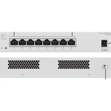 Huawei eKit Datacom S210-8T Switch gestionable con 8*10/100/1000BASE-T puertos, con 1* alimentación AC integrada, sin
