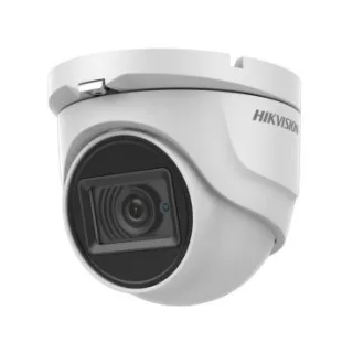 Hikvision DS-2CE76H8T-ITMF(2.8mm) - Cámara Analógica Formato Turret, Resistente a Intemperie, Resolución 5MP 25/30fps