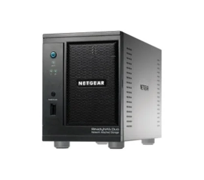 Netgear RND2110-100ISS RND2110v1 ReadyNAS Duo Gigabit Formato Torre Network Storage (1 disco x 1 TB)