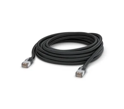 Ubiquiti UACC-Cable-Patch-Outdoor-8M-BK Cable de conexión de cobre trenzado de 24 AWG resistente para exteriores con conector