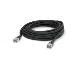 Ubiquiti UACC-Cable-Patch-Outdoor-8M-BK Cable de conexión de cobre trenzado de 24 AWG resistente para exteriores con conector