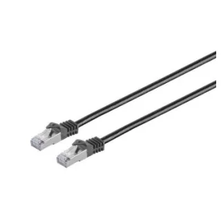 eRize - Cables de Red ERZ-EPRJ45SF07CULZ-500-BK Latiguillos CAT7 S/FTP Negro 5 metros LSZH